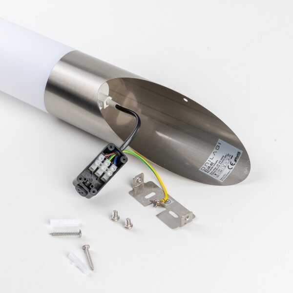 BRILAGI - Venkovní nástěnná lampa ELIA 1xE27/20W/230V IP44 chrom