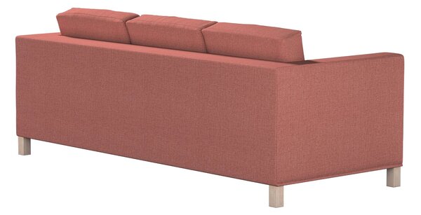 Potah na pohovku IKEA Karlanda 3-místná nerozkládací, krátký barva hnědá látka pletený vzor