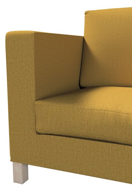 Potah na pohovku IKEA Karlanda 3-místná nerozkládací, krátký barva žlutá látka pletený vzor