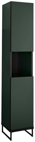 VYSOKÁ SKŘÍŇ, černá, zelená, zelená, černá, 30/162/31 cm MID.YOU - Koupelnové série, Online Only