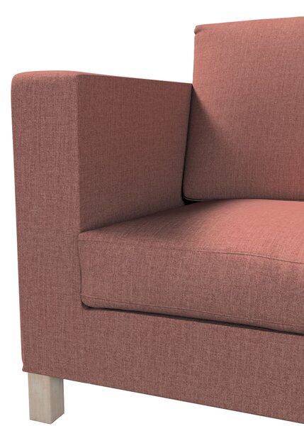 Potah na pohovku IKEA Karlanda 3-místná nerozkládací, krátký barva hnědá látka pletený vzor