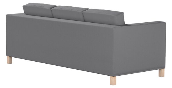 Potah na pohovku IKEA Karlanda 3-místná nerozkládací, krátký barva šedá látka pletený vzor