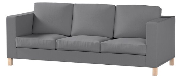 Potah na pohovku IKEA Karlanda 3-místná nerozkládací, krátký barva šedá látka pletený vzor