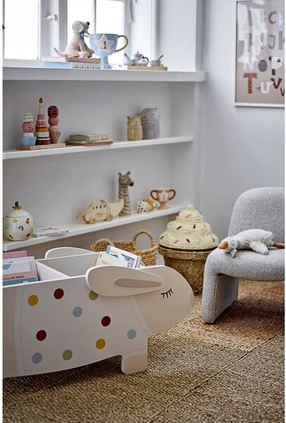 Krémová dětská knihovna 87x38x32 cm Villja – Bloomingville Mini