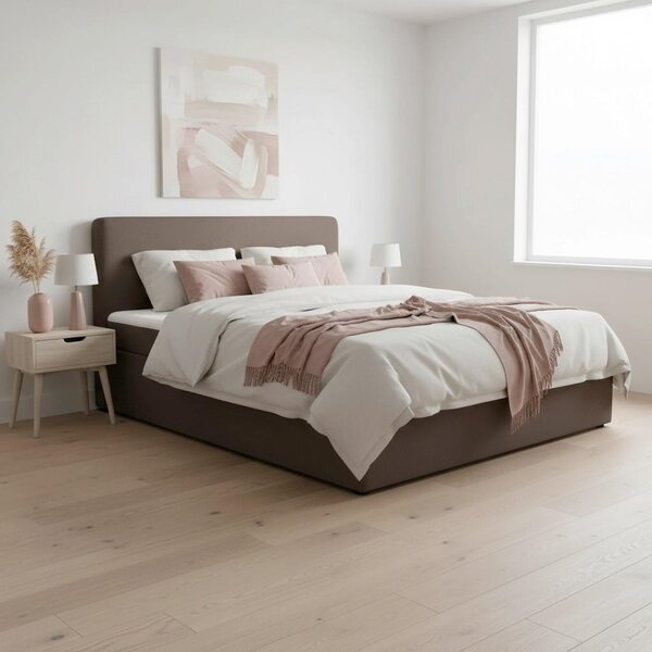 Boxspringová postel MARCO 180x200, hnědá