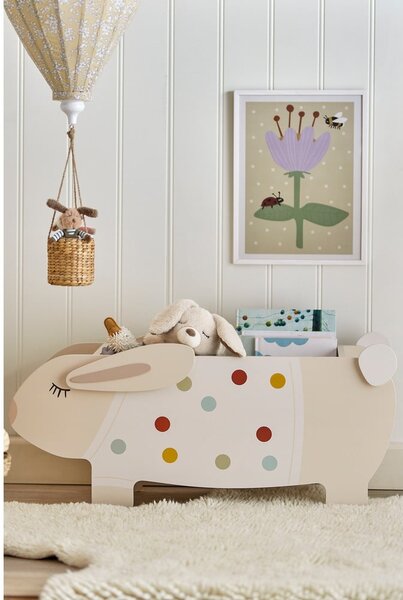 Krémová dětská knihovna 87x38x32 cm Villja – Bloomingville Mini