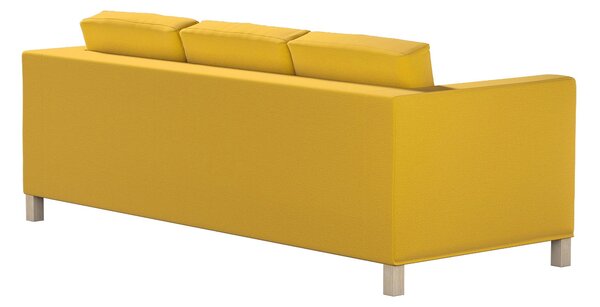 Potah na pohovku IKEA Karlanda 3-místná nerozkládací, krátký barva žlutá látka sametová