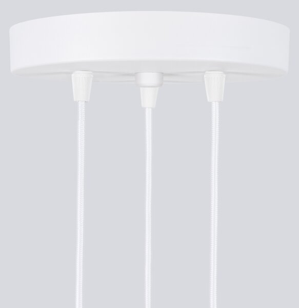 Sollux Lighting Závěsné svítidlo KARBON 3P bílé