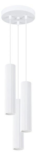 Sollux Lighting Závěsné svítidlo KARBON 3P bílé