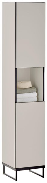 VYSOKÁ SKŘÍŇ, černá, kašmírová, černá, kašmírová, 30/162/31 cm MID.YOU - Koupelnové série, Online Only