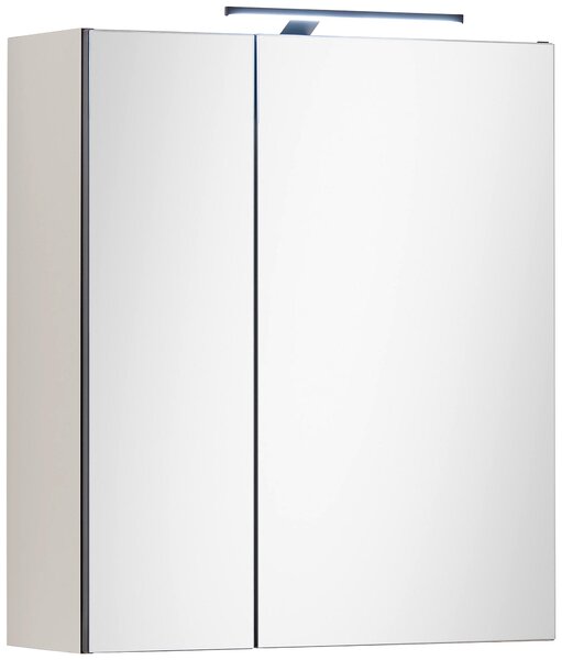 ZRCADLOVÁ SKŘÍŇKA, černá, kašmírová, 60/70/23 cm MID.YOU - Koupelnové série, Online Only