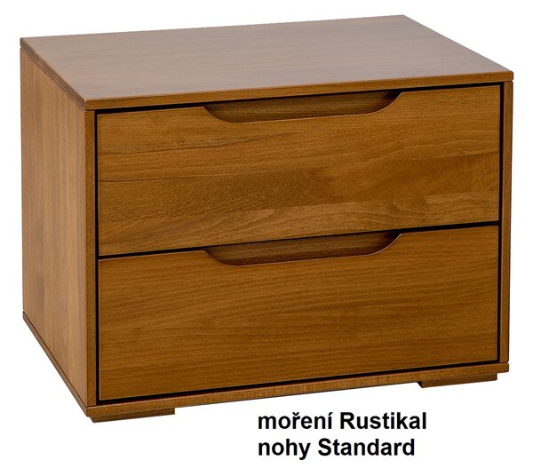 Drewmax SN421 noční stolek masiv buk