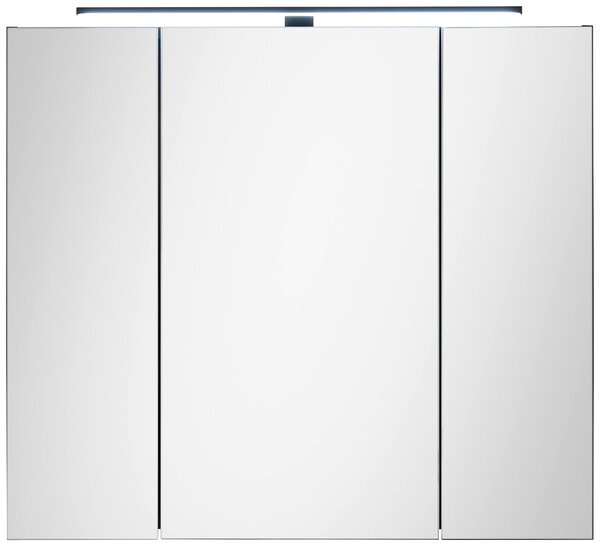 ZRCADLOVÁ SKŘÍŇKA, černá, kašmírová, 80/70/23 cm MID.YOU - Koupelnové série, Online Only