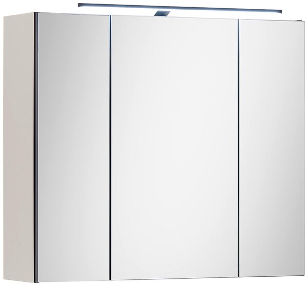 ZRCADLOVÁ SKŘÍŇKA, černá, kašmírová, 80/70/23 cm MID.YOU - Koupelnové série, Online Only