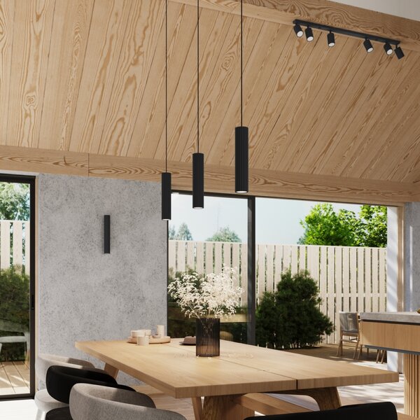 Sollux Lighting Stropní svítidlo KARBON 6L černé