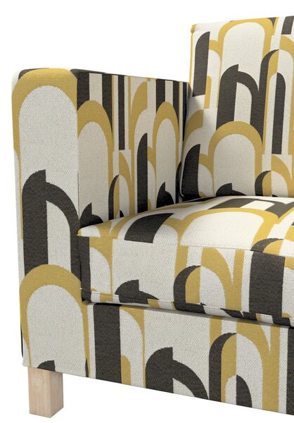 Potah na pohovku IKEA Karlanda 3-místná nerozkládací, krátký barva vícebarevná látka pletený vzor, vzorované