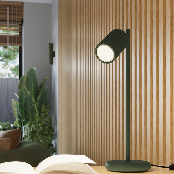 Sollux Lighting Stropní svítidlo KARBON 3L olivově zelené