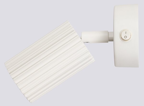 Sollux Lighting Nástěnné svítidlo KARBON béžové s vypínačem