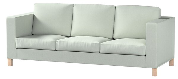 Potah na pohovku IKEA Karlanda 3-místná nerozkládací, krátký barva modrá látka pletený vzor