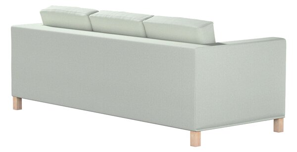 Potah na pohovku IKEA Karlanda 3-místná nerozkládací, krátký barva modrá látka pletený vzor