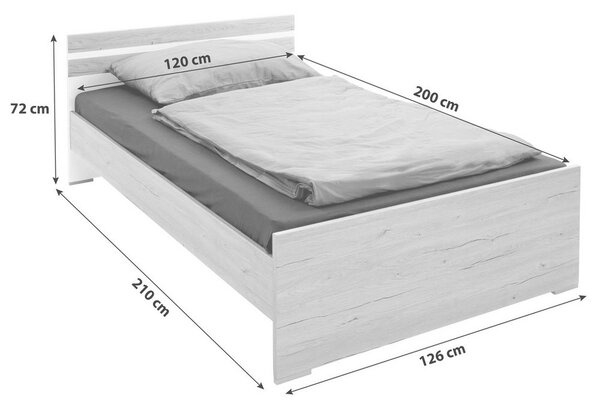 Postel CARIBA 120x200cm