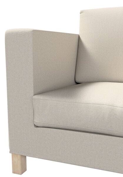 Potah na pohovku IKEA Karlanda 3-místná nerozkládací, krátký barva šedá látka pletený vzor