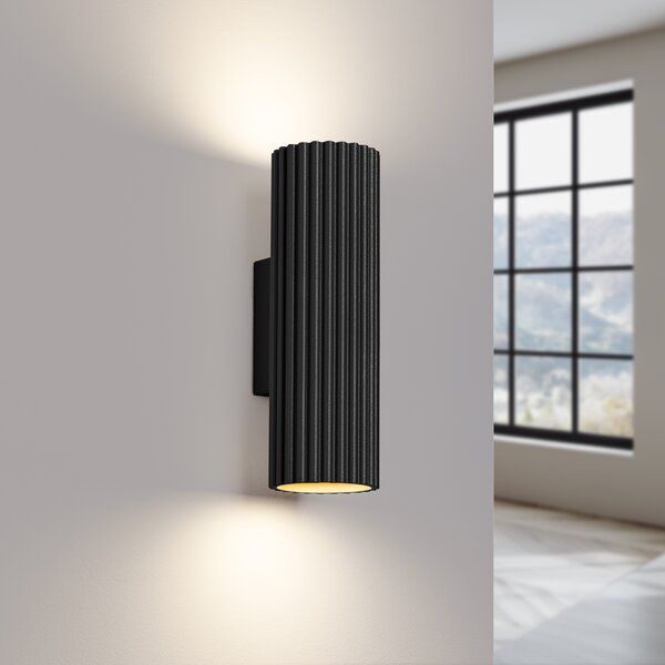 Sollux Lighting Nástěnné svítidlo KARBON 20 černé