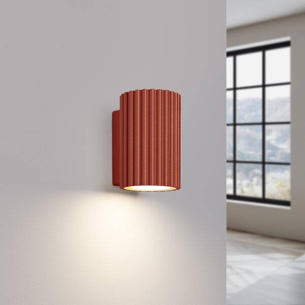 Sollux Lighting Nástěnné svítidlo KARBON 10 červený okr