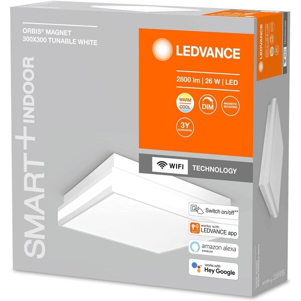 Ledvance - LED Stmívatelné stropní svítidlo SMART+ MAGNET LED/26W/230V Wi-Fi