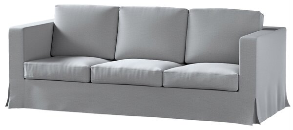 Potah na pohovku IKEA Karlanda 3-místná nerozkládací, dlouhý barva šedá látka sametová