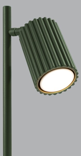 Sollux Lighting Stolní lampa KARBON olivově zelená
