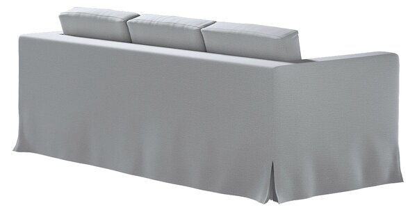 Potah na pohovku IKEA Karlanda 3-místná nerozkládací, dlouhý barva šedá látka sametová