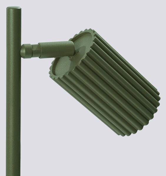 Sollux Lighting Stolní lampa KARBON olivově zelená