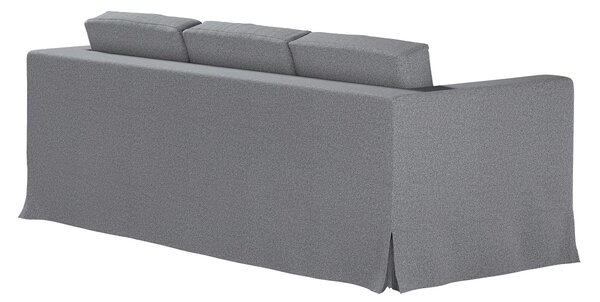 Potah na pohovku IKEA Karlanda 3-místná nerozkládací, dlouhý barva šedá látka pletený vzor