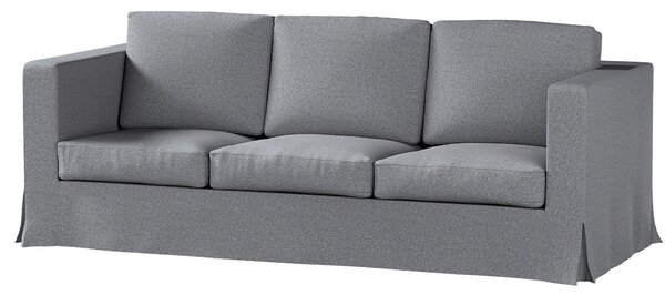 Potah na pohovku IKEA Karlanda 3-místná nerozkládací, dlouhý barva šedá látka pletený vzor