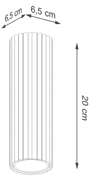 Sollux Lighting Stropní svítidlo KARBON 20 olivově zelené
