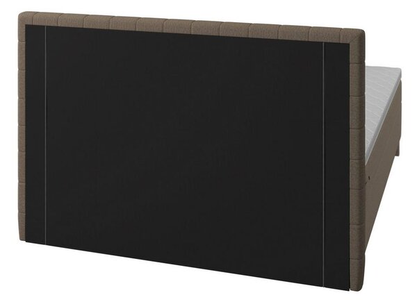 Boxspringová postel OLIVIA 180x200, s topperem, hnědá