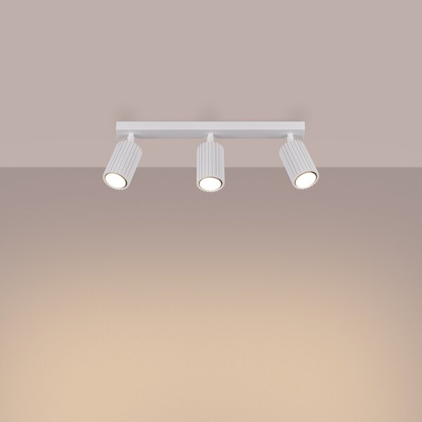 Sollux Lighting Stropní svítidlo KARBON 3L bílé