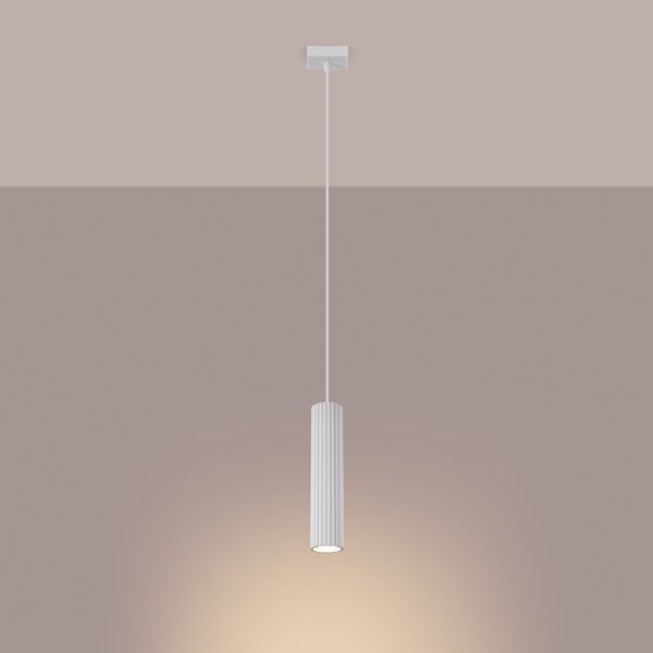 Sollux Lighting Závěsné svítidlo KARBON 1 bílé