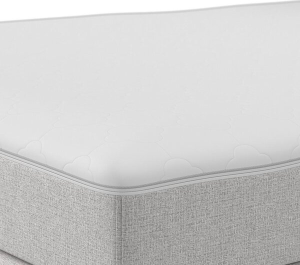 Boxspringová postel MARCO 140x200, světle šedá