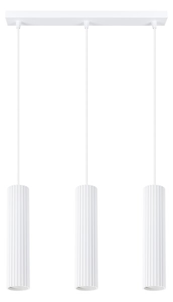 Sollux Lighting Závěsné svítidlo KARBON 3L bílé