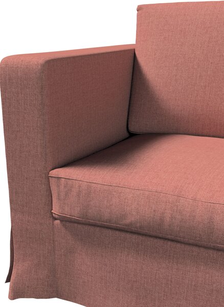 Potah na pohovku IKEA Karlanda 3-místná nerozkládací, dlouhý barva hnědá látka pletený vzor
