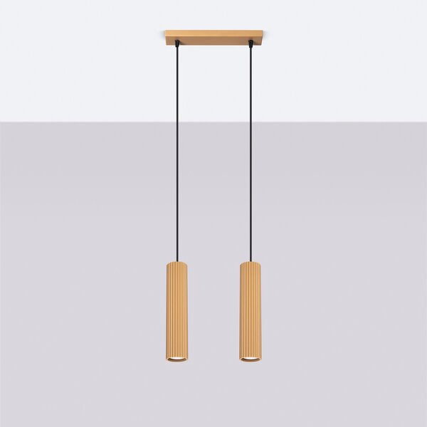 Sollux Lighting Závěsné svítidlo KARBON 2 zlaté