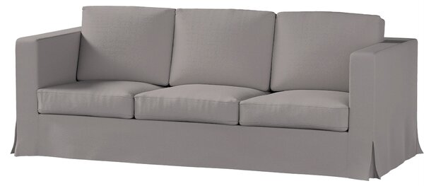 Potah na pohovku IKEA Karlanda 3-místná nerozkládací, dlouhý barva béžová látka pletený vzor
