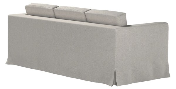 Potah na pohovku IKEA Karlanda 3-místná nerozkládací, dlouhý barva šedá látka pletený vzor