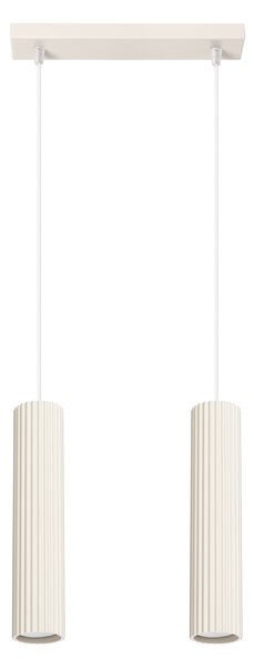 Sollux Lighting Závěsné svítidlo KARBON 2 béžové