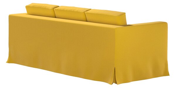 Potah na pohovku IKEA Karlanda 3-místná nerozkládací, dlouhý barva žlutá látka sametová