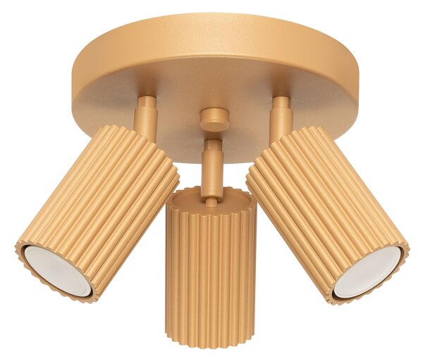 Sollux Lighting Stropní svítidlo KARBON 3P zlaté