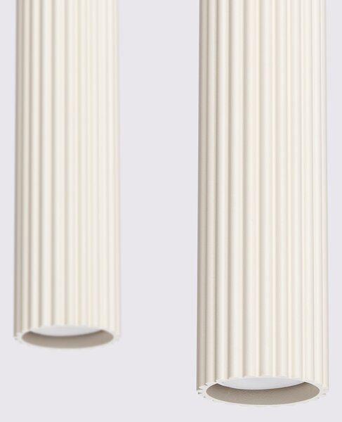 Sollux Lighting Závěsné svítidlo KARBON 2 béžové