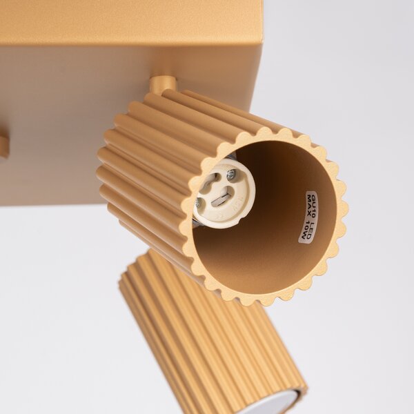 Sollux Lighting Stropní svítidlo KARBON 4 zlaté